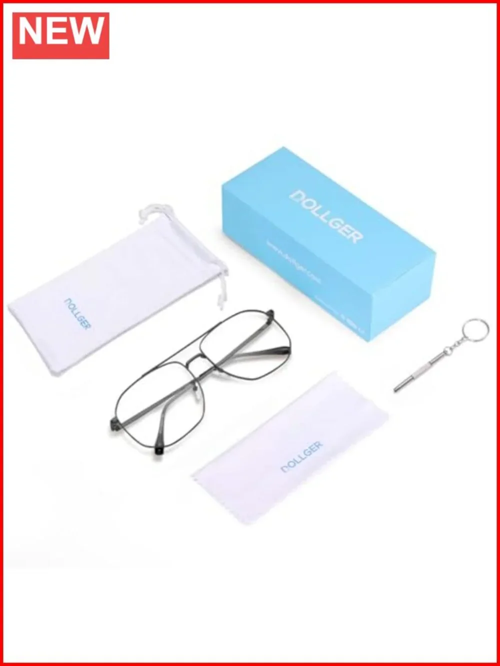 Retro Blue Light Blocking Glasses Computer Eyeglasses Metal Frame Unisex